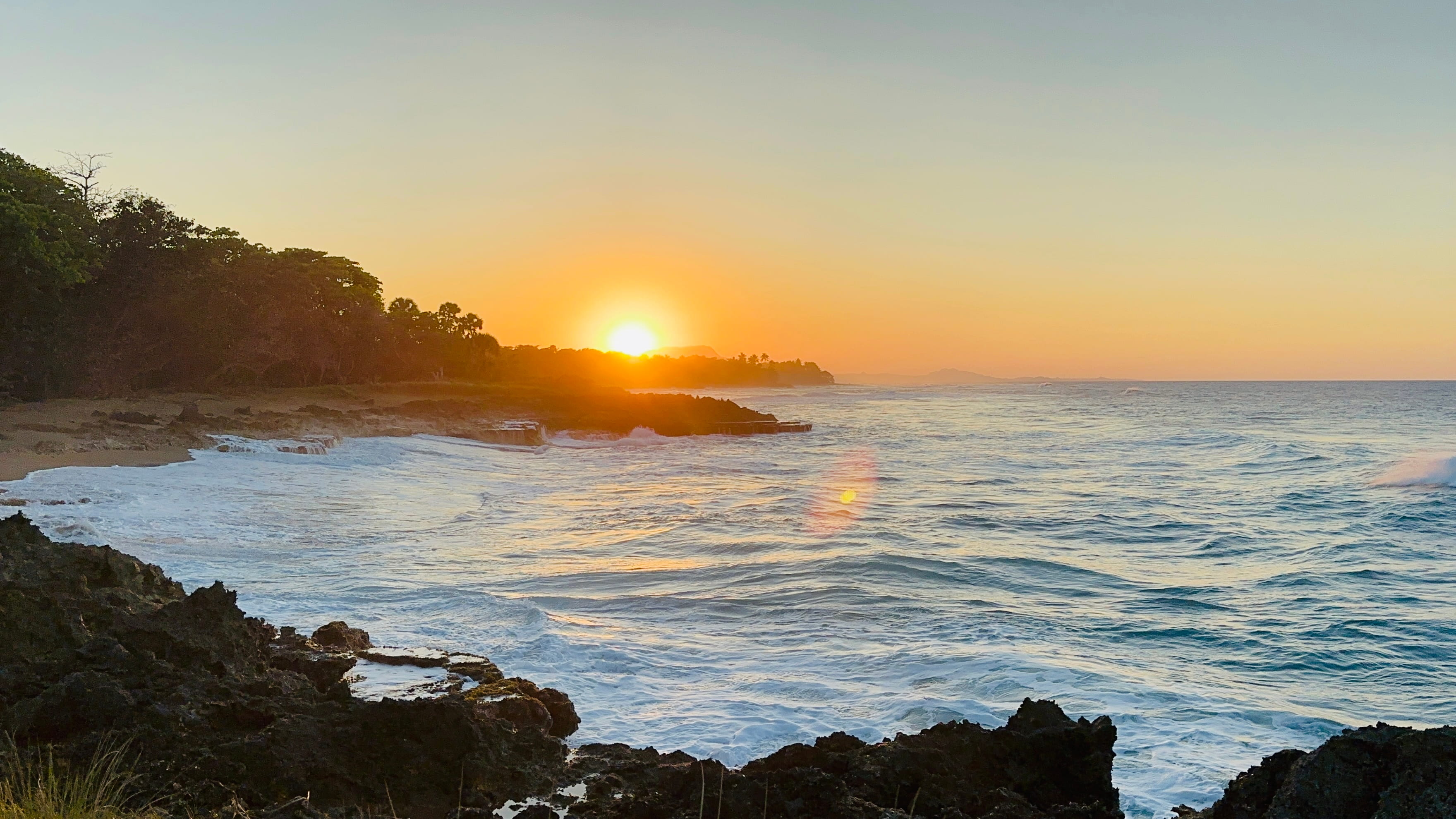 Sunset at the beach
